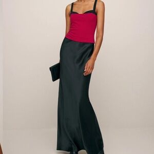 Reformation Harlan Knit Top in Lipstick